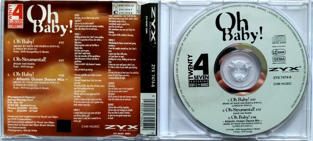 CDs Twenty 4 Seven Oh Baby!