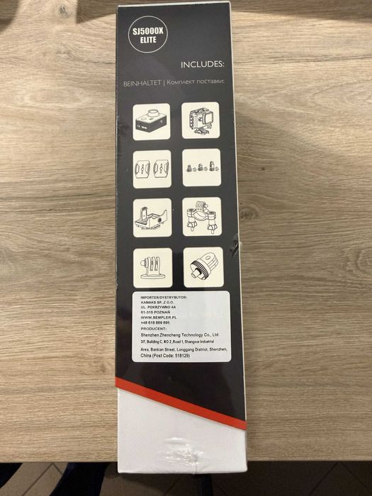 Kamera sportowa SJCAM SJ5000X Elite Czarna NOWA