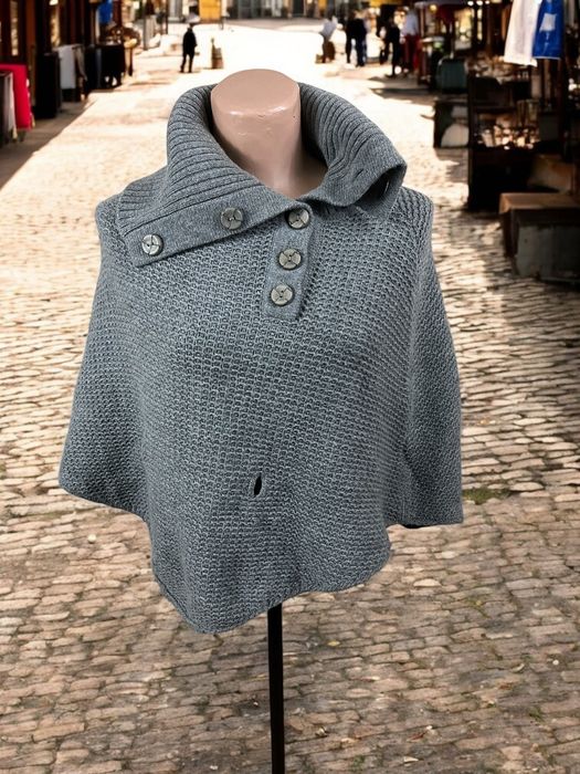 Weekend Max Mara roz. S damskie wełniana peleryna ponczo