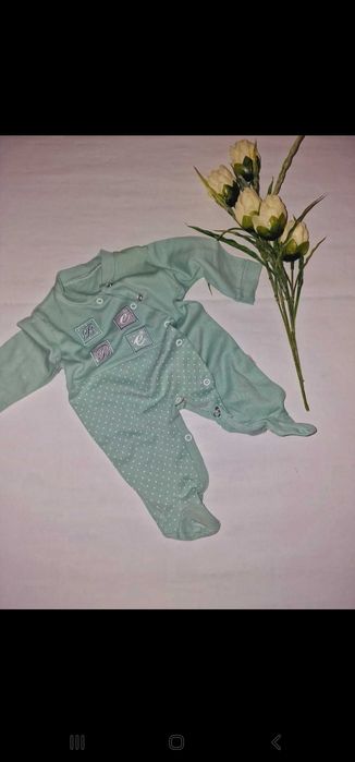 Babygrow 1 mês algodão