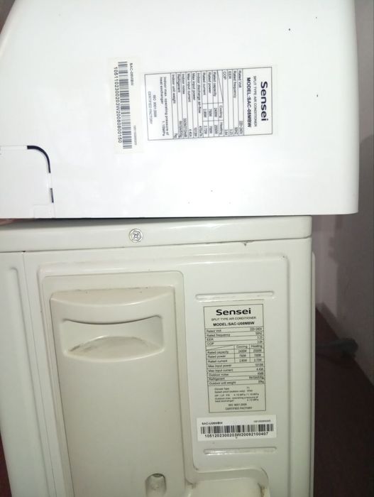 Продається кондиціонер (спліт система) Sensei SAC-08MBW