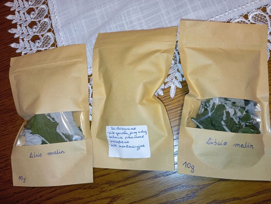 Zioła suszone liście malin 10 g