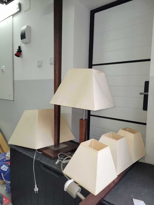 Komplet lamp do salonu/gabinetu