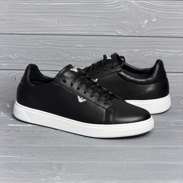 Мужские кожаные замшевые черные синие белые базовые кеды кроссовки!!!