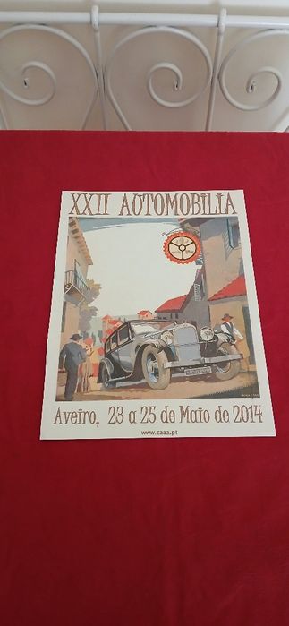 Cartaz XXII Automobilia Aveiro, de 2014