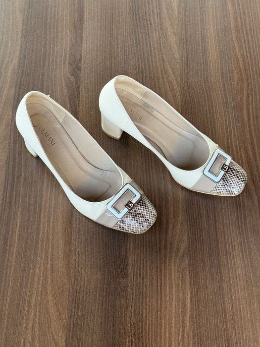 Damskie czółenka skórzane Ulmani Shoes, rozmiar 37