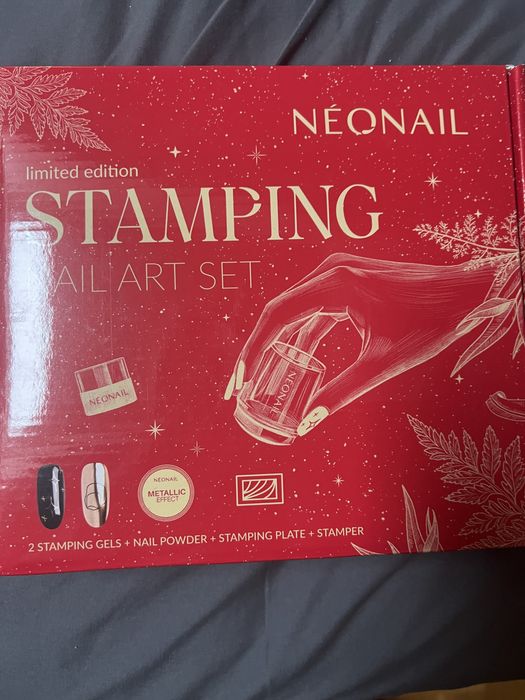 Zestaw neonail do paznokci stamping