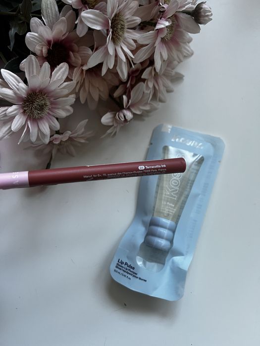 Lip combo lip duo Sephora Kosas lip stain + błyszczyk lip plumper zestaw NOWY bundle