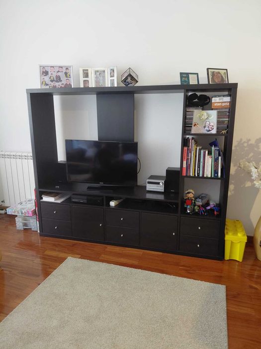 Móvel de sala IKEA preto – excelente estado