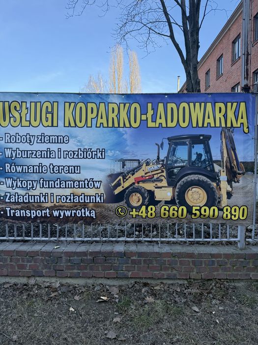 Uslugi Koparko-ładowarką