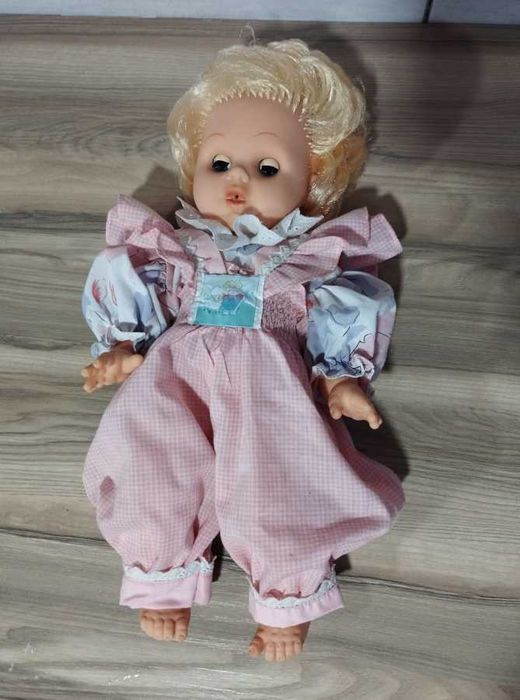 Stara duża lalka gumowa 42 cm
