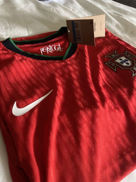 T shirt oficial de jogo de Portugal euro 2024