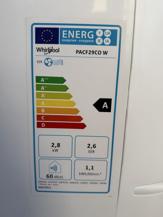 Klimatyzator przenośny Whirlpool PACF29CO W