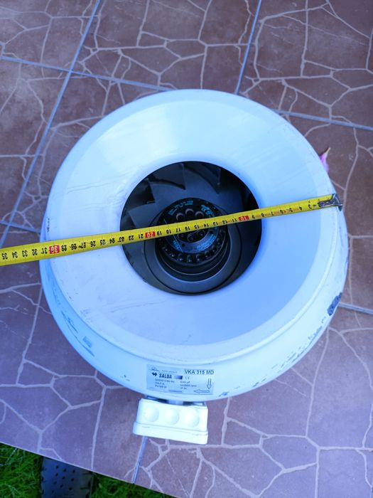 Wentylator kanałowy Model	VKAP 315 MD 3.0
Wydajność	(m3/h)	1372
Natęże
