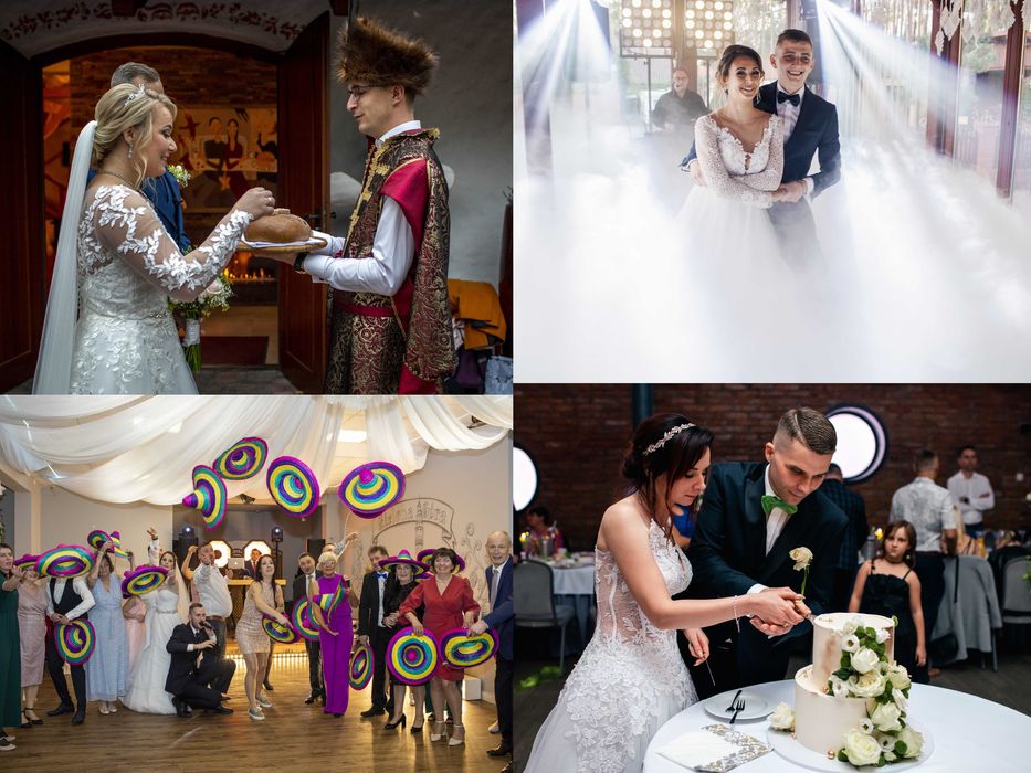 Fotograf i kamerzysta na ślub i wesele, urodziny, komunię itp.