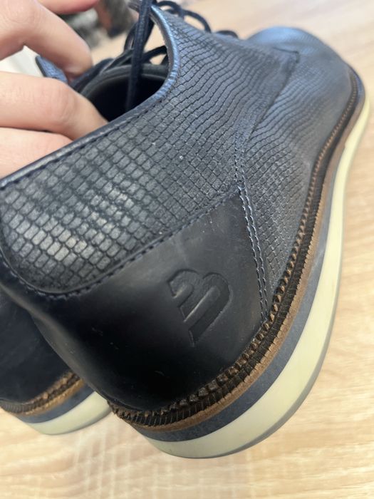 Półbuty męskie Bullboxer Premium – skóra, granatowe, r. 43
