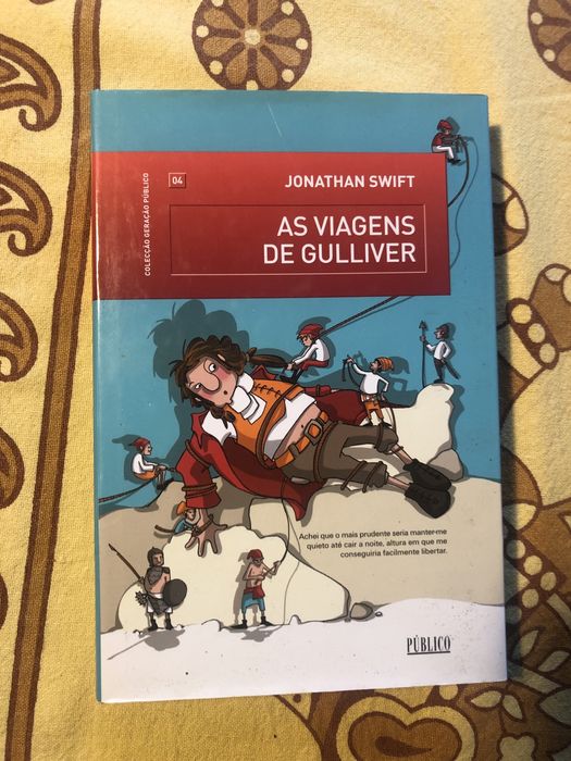 Livro “As viagens de Gulliver” de Jonathan Swift