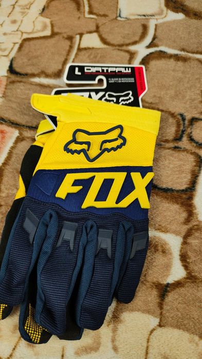 FOX DIRTPAW RACE рукавиці перчатки фокс велосипедные размер M i L