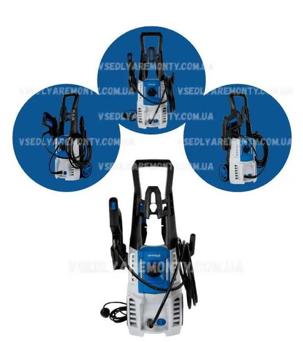 Мийка високого тиску OPTIMUS 1400 Вт / 120 бар / 330 л/год / шланг 5 м