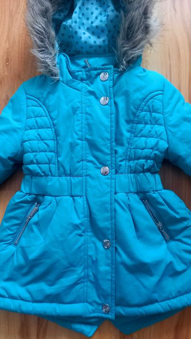 Kurteczka zimowa na dziewczynke 86-92