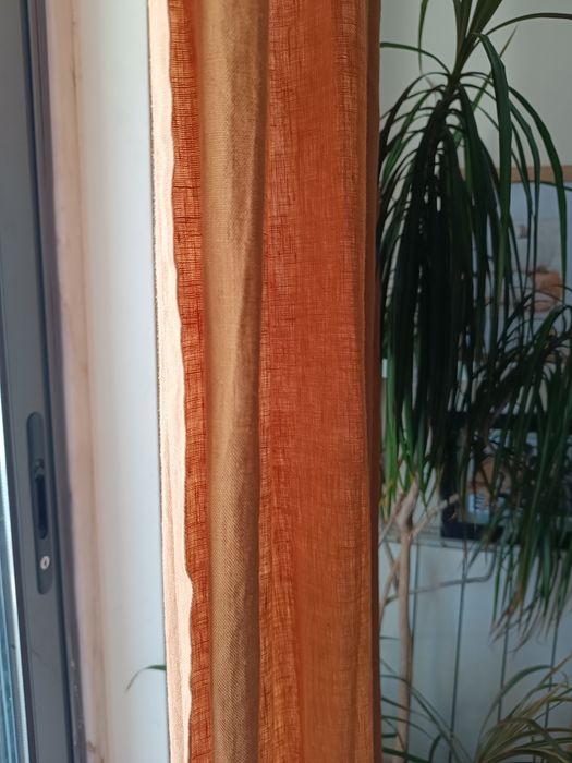 Cortinados 100% linho da IKEA