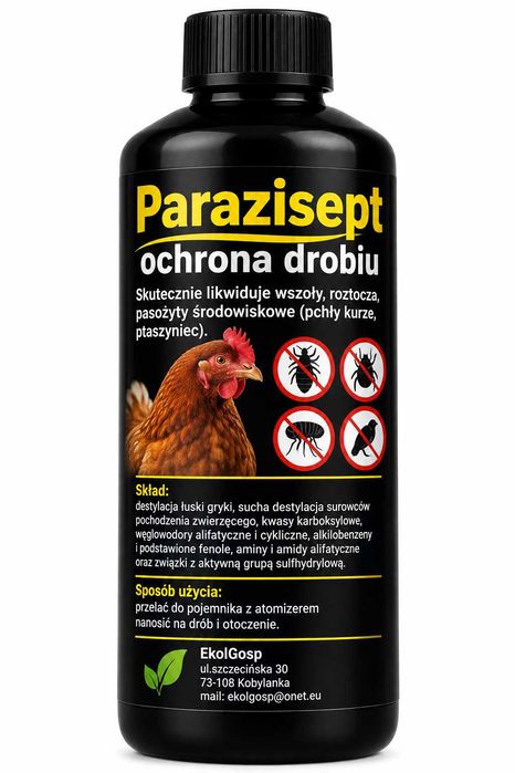 Parazisept ochrona drobiu piórojady ptaszyniec pasożyty 500ml