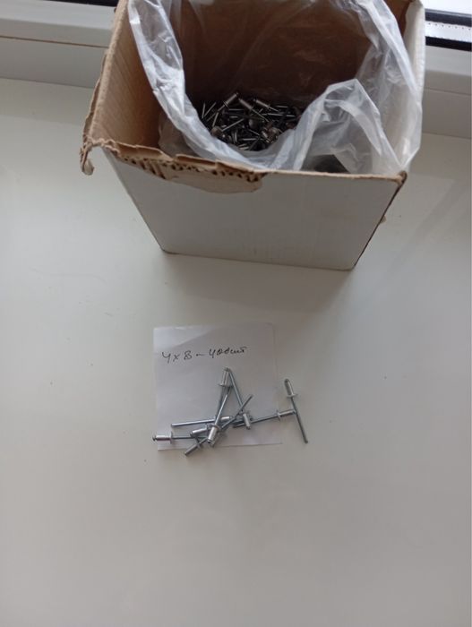 Вытяжные заклёпки 4 мм + заклёпочники. Продажа комплектом или отдельно