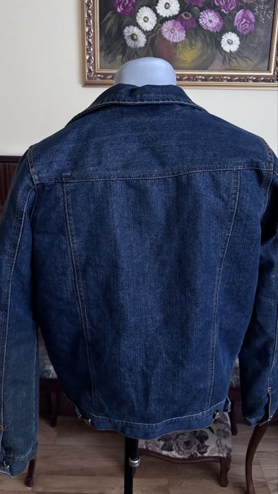 Kurtka jeans ocieplana