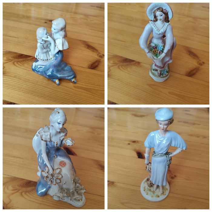 Kryształy Polskie PRL, porcelana Rumuńska zestaw 16 sztuk