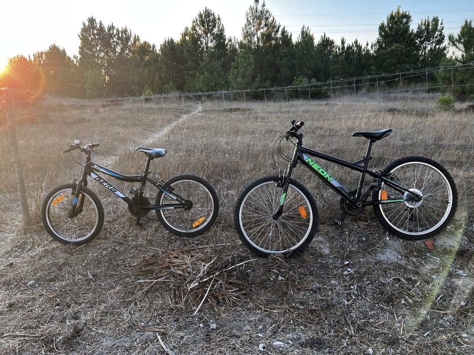 Bicicleta roda 20” e roda 24”