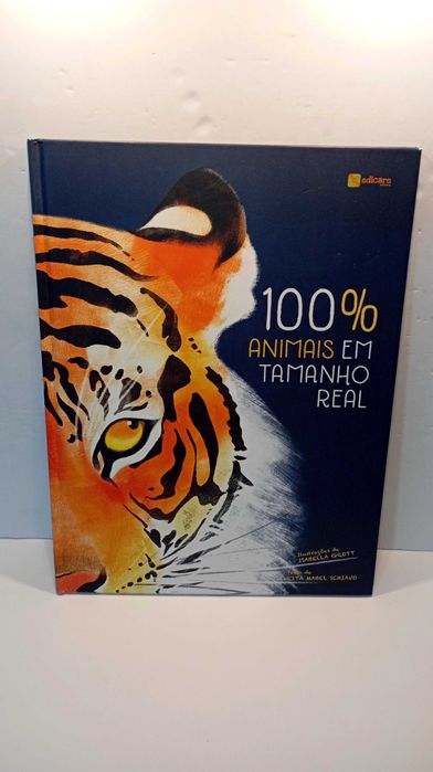 100% animais em Tamanho Real