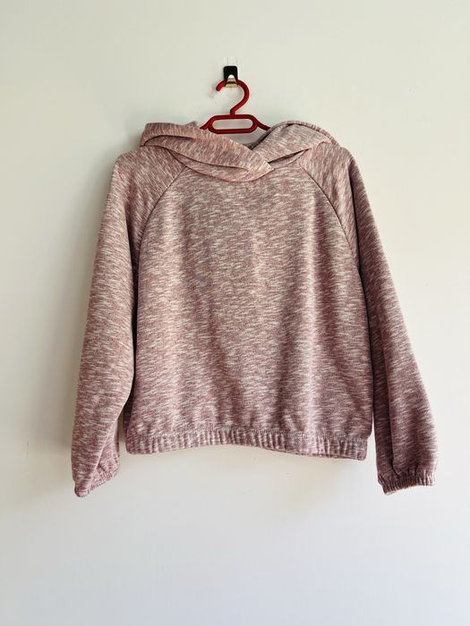 Bluza dziewczęca kangurka z kapturem 110