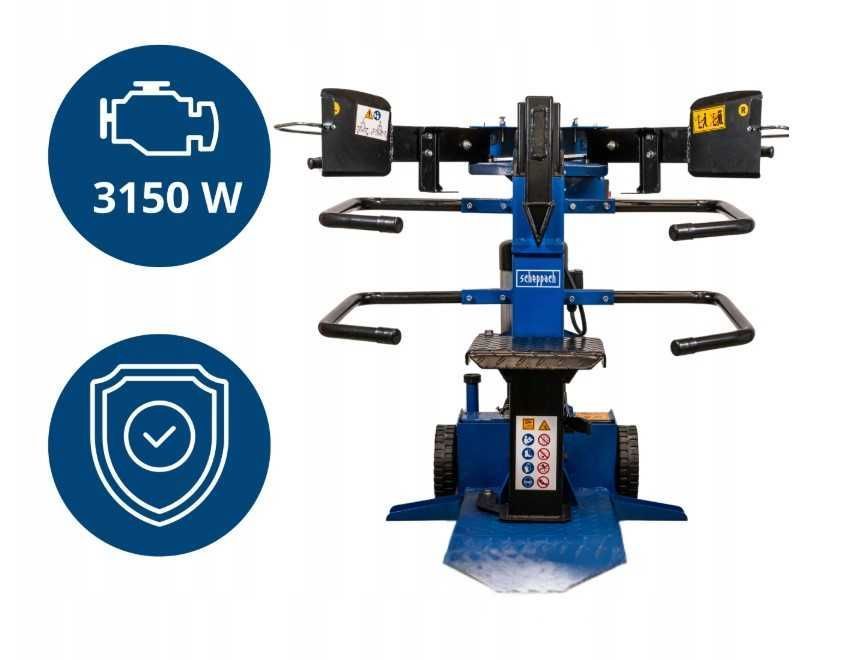 Mocna ŁUPARKA DO DREWNA Drzewa 8T NA SIŁĘ Pionowa Rębak Hudrauliczna