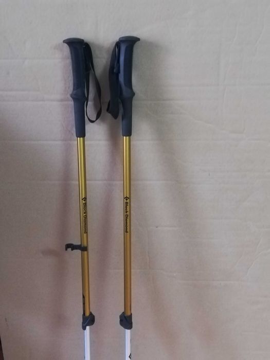 2 bastões de caminhada trekking Black Diamond trail back NOVOS