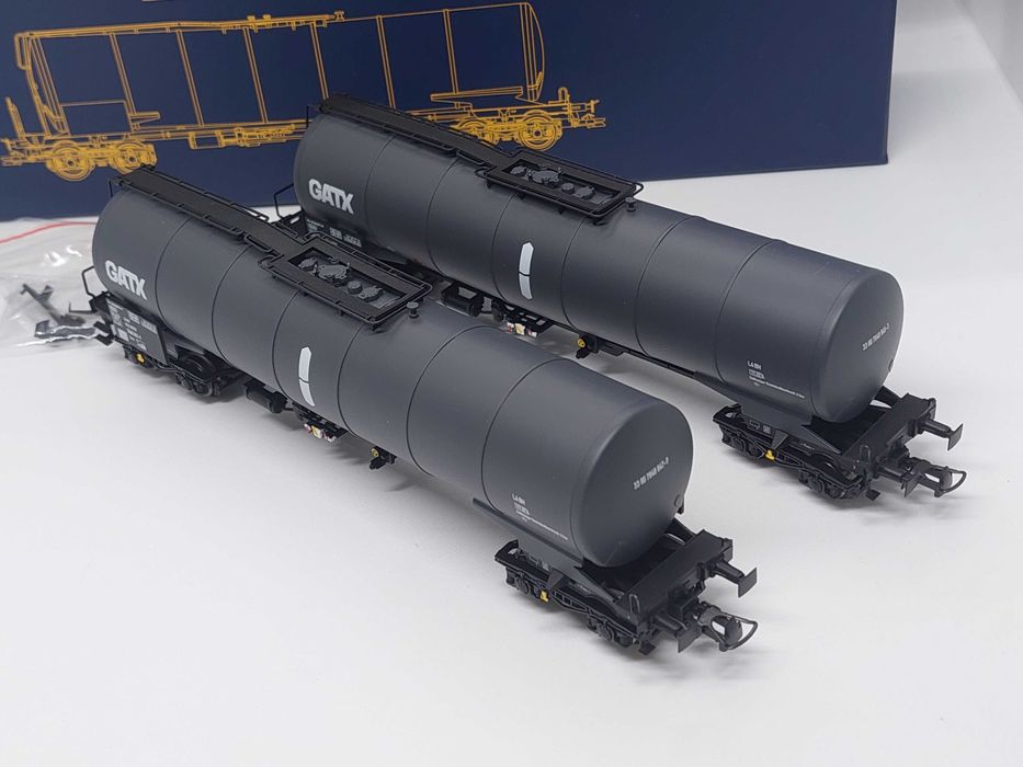 B-Models Van Biervliet VB-81068 wagony cysterny Zans Gatx H0