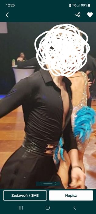 Taniec towarzyski - pasek męski do LA