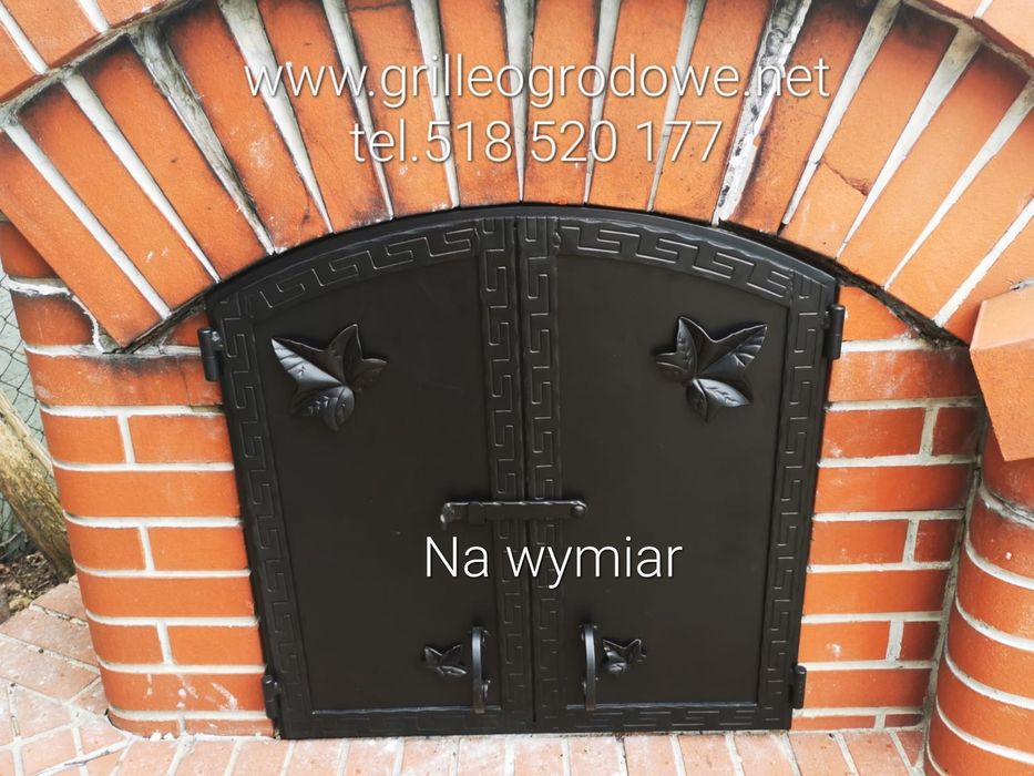 Drzwiczki wedzarni paleniska pieca chlebowego