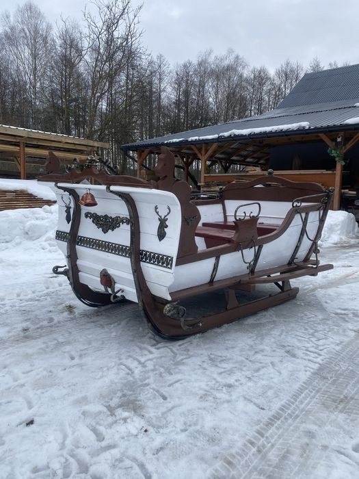 Sanie konne do ciagnika quada na kulig