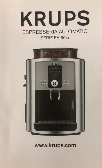 Ekspres do kawy Krups EA80 model FDB145001D tylko trzy kawy od nowości
