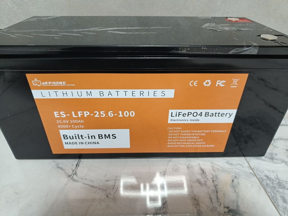 Акамулятор Ekpaowe LifePO4 24v 100 ah