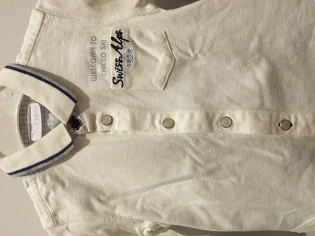 Camisa Chicco malha algodão  6M