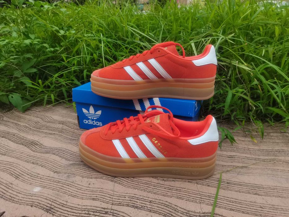 Trampki adidas Gazelle Odważne Collegiate Orange Gum Buty damskie R 39