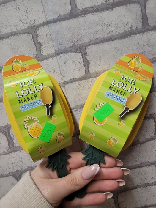 Zestaw w foremek do lodów w kształcie ananasa Ice lolly Maker