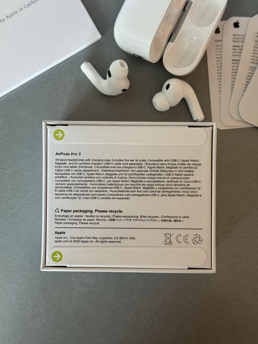 Навушники Apple AirPods Pro 3 Gen (Активне шумоподавлення)