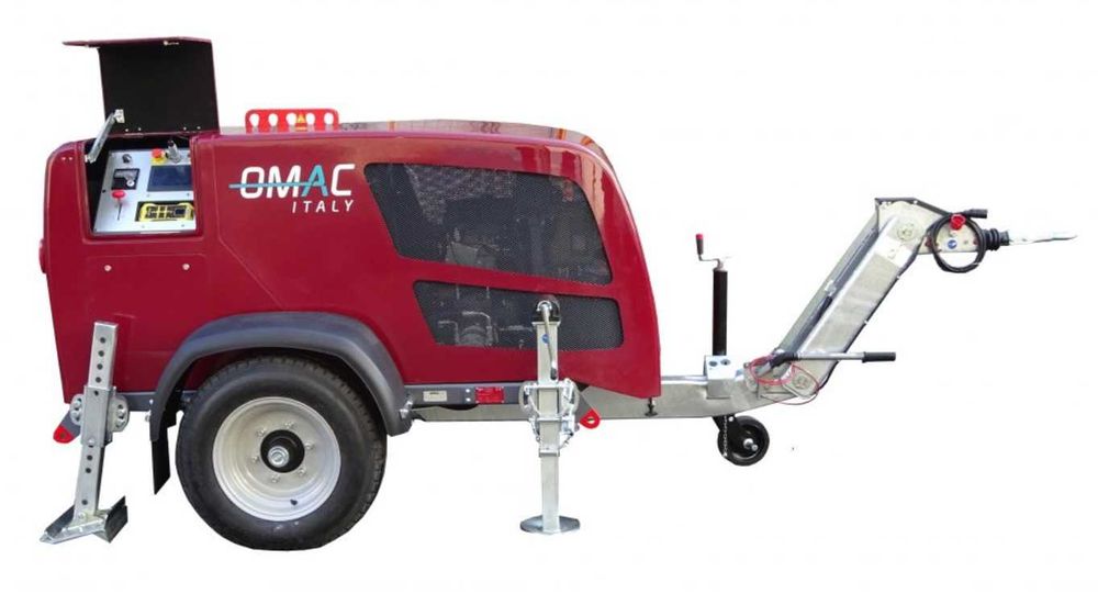 Hydrauliczna wciągarka linowa do kabli OMAC UP30 - 30 kN 3 t KABLÓWKA