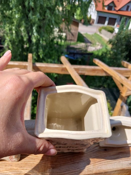 Dwa pojemniki ceramiczne do kawy i herbaty vintage