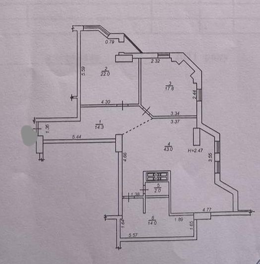 3-комнатная квартира по адресу ул. Ивасюка Владимира пр-т (площадь 113 м²) - Atlanta.ua - фото 18