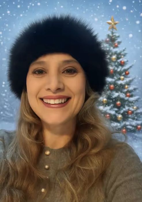 Gorro / chapeu em pêlo preto