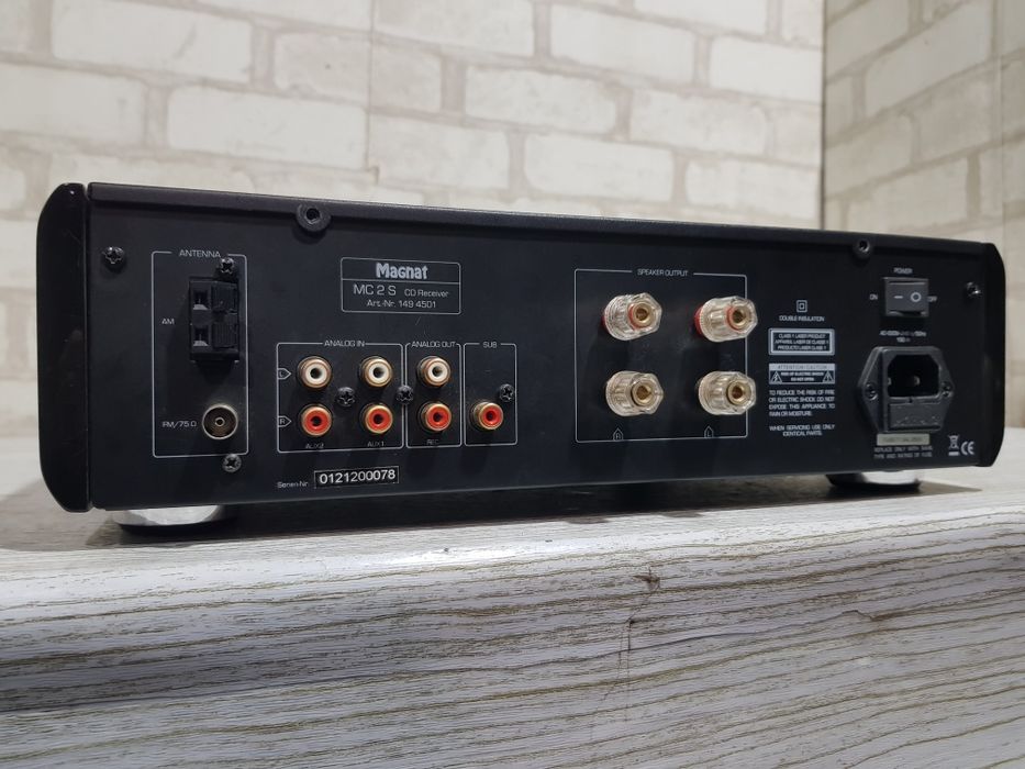 Ламповий! Стерео ресивер/програвач  MAGNAT MC 2S., +1,*2x40 Вт, USB, б/у з Німеччини