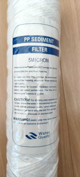 Cartucho anti sedimento 5 micron